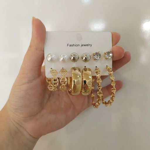 گوشواره Fashion Jewelry کد 1217 - خرید آنلاین از گالری آداس